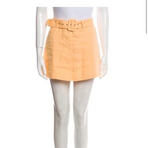 Faithfull the Brand Peach Mini Skirt